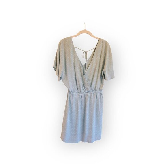 & Other Stories NWT Tie-Back Mint White Boho Dress Size 8 - Picture 3 of 10